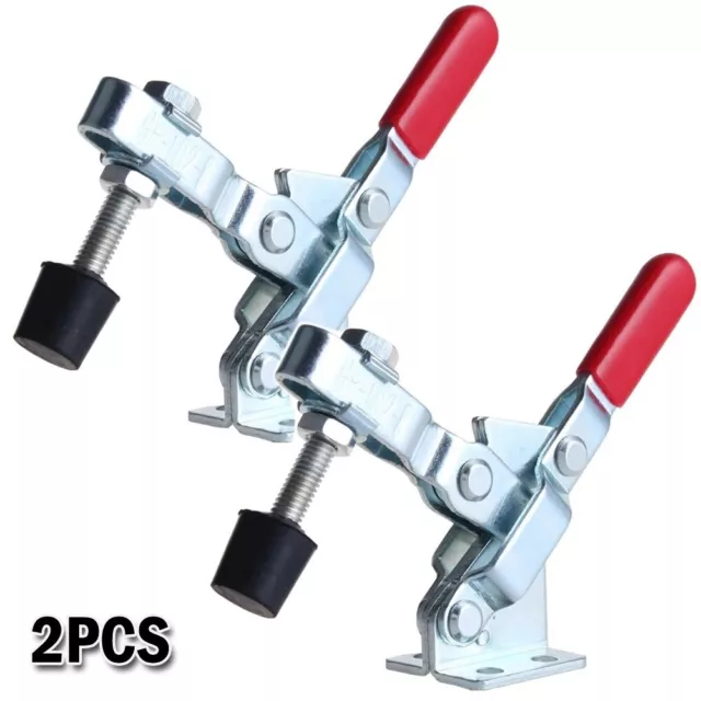 Adjustable GH102B Quick Release Tool Fixture Clamp 100Kg/220lbs (2pcs)