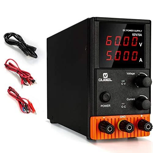DC Power Supply, 60V/5A Variable Lab Bench Power Supply, Switching Regulated ...