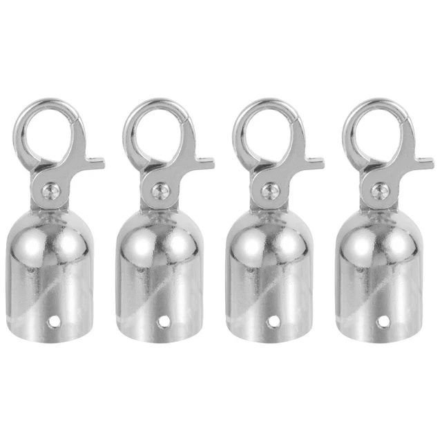 4 piezas tapa de extremo de cable cuerda de metal tapón de sujeción
