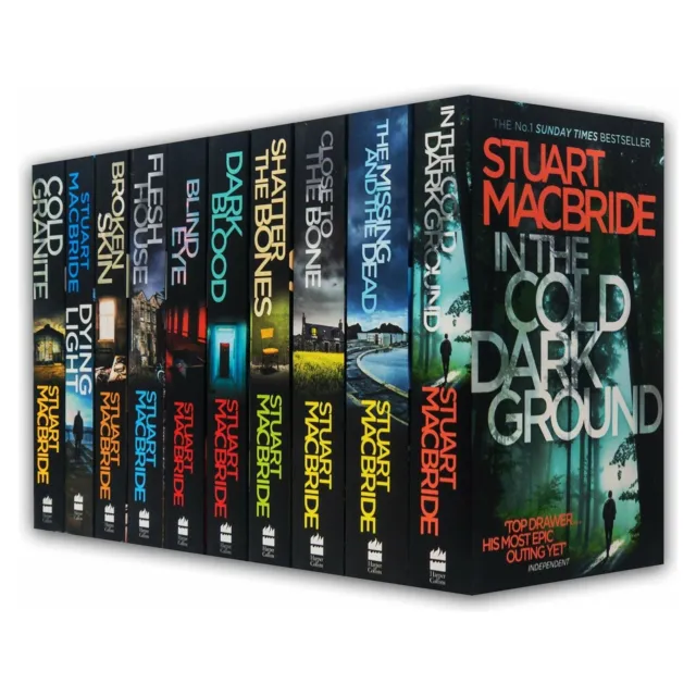 Logan McRae Series 10 Books Collection Set by Stuart Macbride NEW