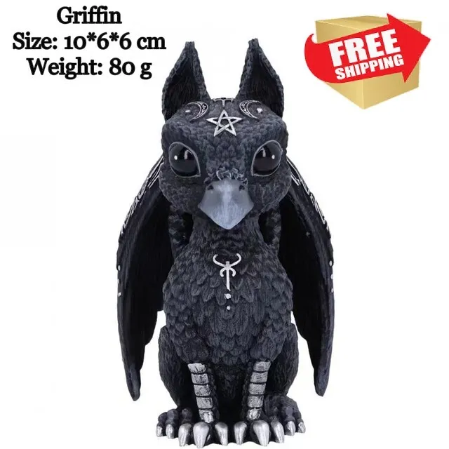 New Mythology Griffin Resin Cute Animal Statue Decorative Figurines Gift USA