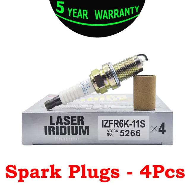 ngk Set of 4 Laser Iridium Spark Plugs For Honda Civic 1.8L L4 2006-2011