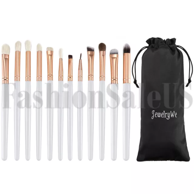 12Pcs Pro Soft Cosmetic Makeup Brushes Set Foundation Powder Eyeshadow Brush 3