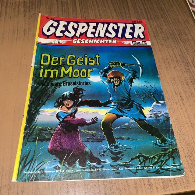 Gespenster Geschichten Nr. 10 Original 1974 Bastei Verlag im Zustand 1-👍