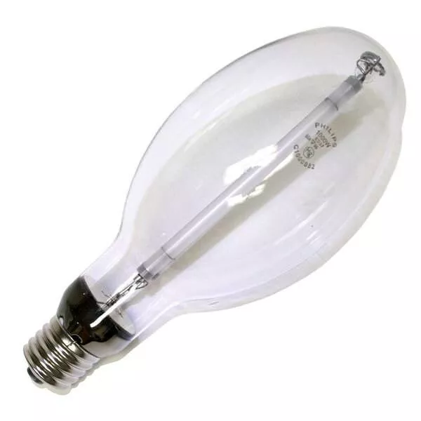 Philips 323865 C1000S52 ED37 1000W Mogul Base Clear Ceramalux HPS Bulb