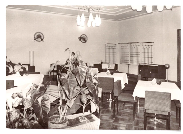 Alte Foto AK  Friedrichsroda FDGB Heim  Danz Restaurant  ungel.