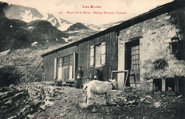 CPA 05 - Massif de la Meije (Hautes Alpes) - 146. Evariste Chancel Refuge