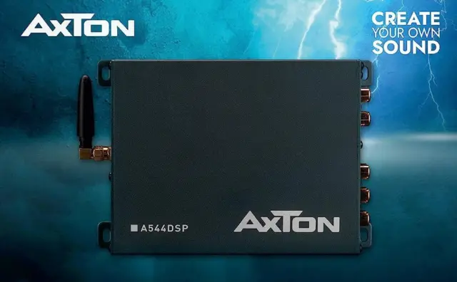 Axton A544DSP Amplificador Dsp Con Enchufe & Jugar Adaptador Compatible Con 3