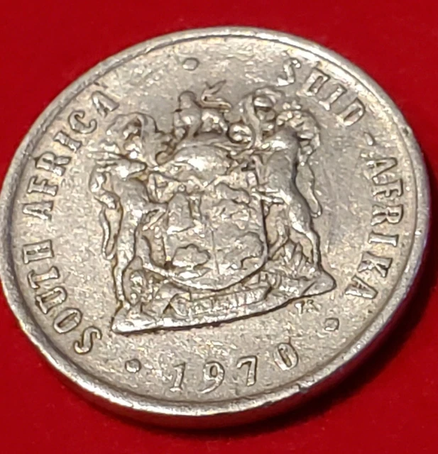 SOUTH AFRICA 10 Cents SOUTH AFRICA SUIDAFRIKA Coin 1970 6.00 PicClick