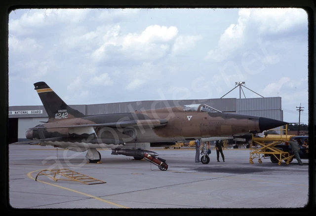 USAF Republic F-105D 62-4242 Jun 74 Kodachrome Slide/Dia
