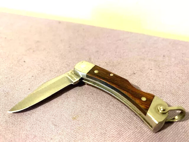 Vintage Uncle Henry Schrade+ LB-1 Lockback Mini Pocket Knife USA -- Excellent