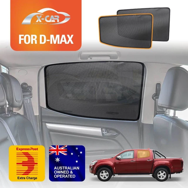 Universal Car Rear Window Sun Shade – Mesh UV Protection For Dogs & Kids, 100x50cm, Easy Install With Suction Cups (Black)