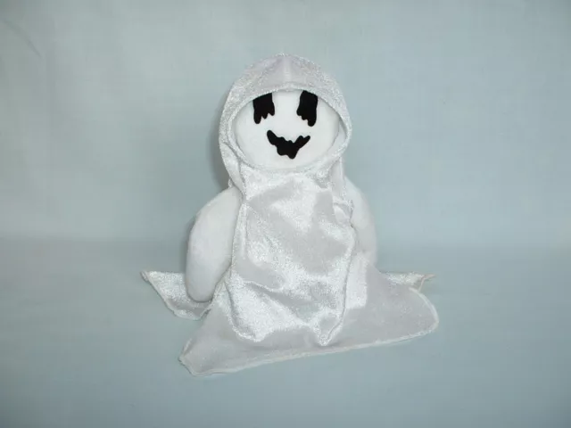 TY BEANIE BABIES SHEETS THE HALLOWEEN GHOST Cuddly Soft Plush Toy (BABY/WHITE)