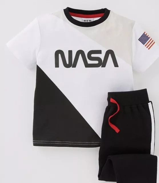T-shirt e jogger NASA ragazze/ragazzi bambini 5-6 anni