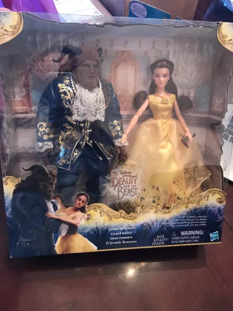 NEW Disney Beauty and the Beast Live Action rand Romance Dolls Belle Ships N 24h