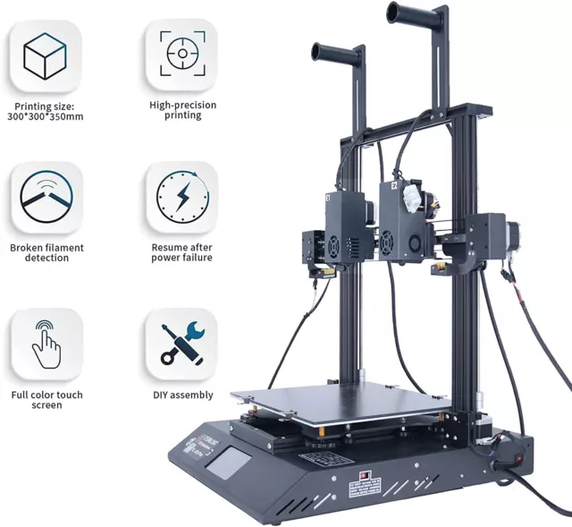 Imprimante 3D TENGLOG TL-D3 Pro, Double extrudeuse Imprimante, Occasion 2