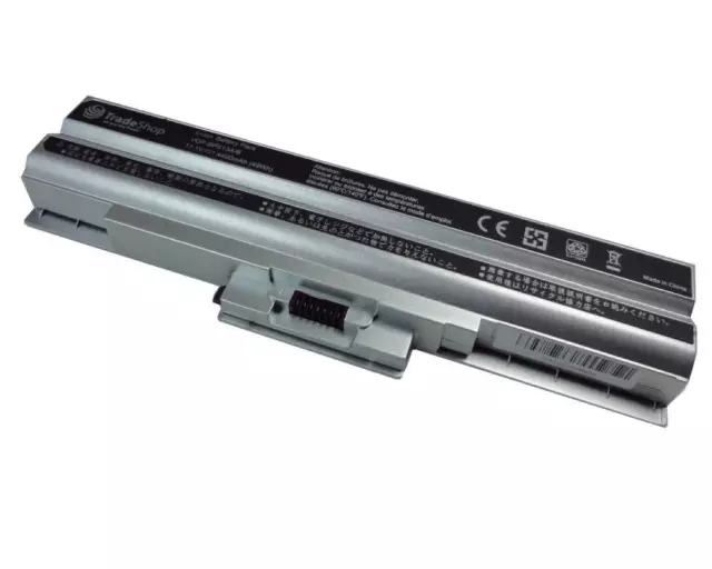 AKKU für Sony Vaio VGN-FW37 VGN-FW37 VGN-FW41 4400mAh silber