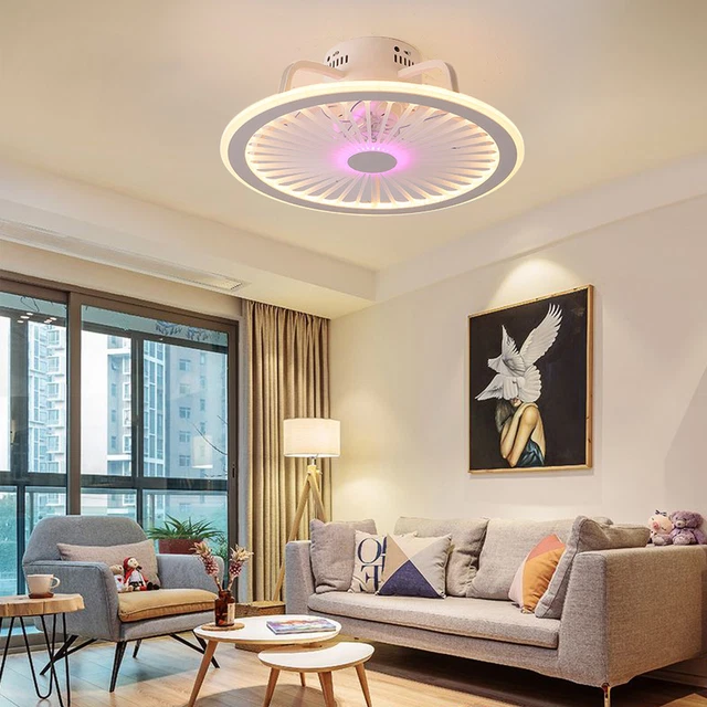 EKDADL 65C Silenzioso Ventilatore da Soffitto con Luce e Telecoando 6