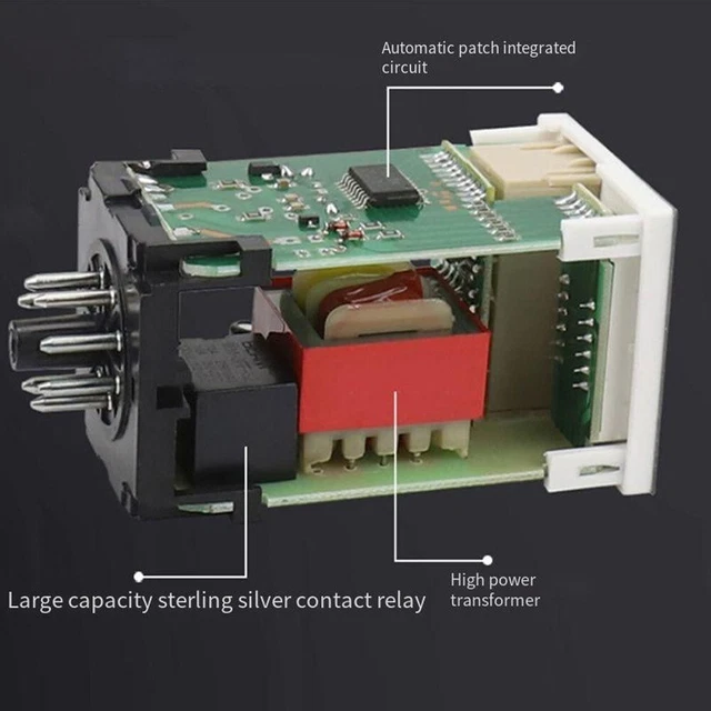 DH48S2ZH Modulo relè timer digitale LED ottima conducibilità elettrica