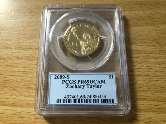 2009 US $1 Presidential Series 'Zachary Taylor' PCGS PR69DCAM