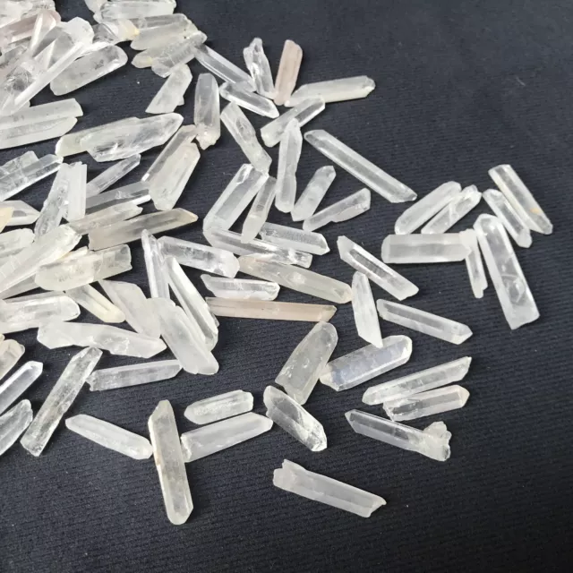50g natural clear quartz lemurian quartz crystal point gem rock 8-15pcs healing