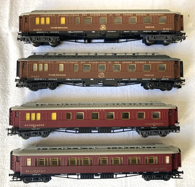 LILIPUT Voiture salon Rheingold Mitropa DRG HO 1/87