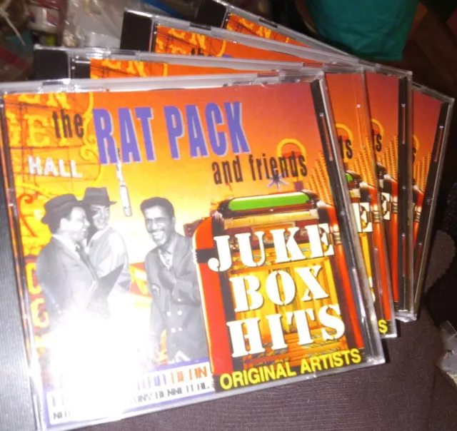 4 CD Lot The Rat Pack Friends  Juke Box Hits 60 Songs Sinatra Dino Crosby Davis