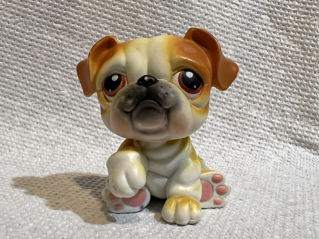 BULLDOG DOG #46- Authentic Littlest Pet Shop - Hasbro LPS BULLDOG DOG #46- Authentic Littlest Pet Shop - Hasbro LPS