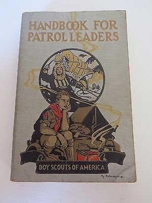 VTG HANDBOOK for Patrol Leaders~1942 edition~Boy Scouts~WWII edition