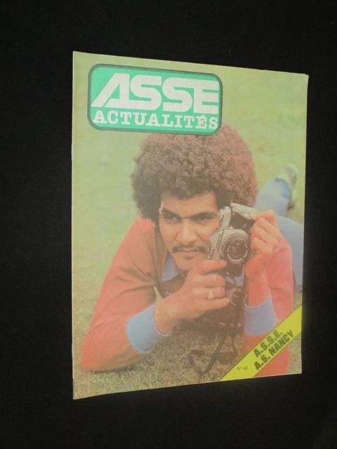 ASSE ACTUALITES N ° 74 14/03/1981 LAURENT PAGANELLI ASSE MONACO