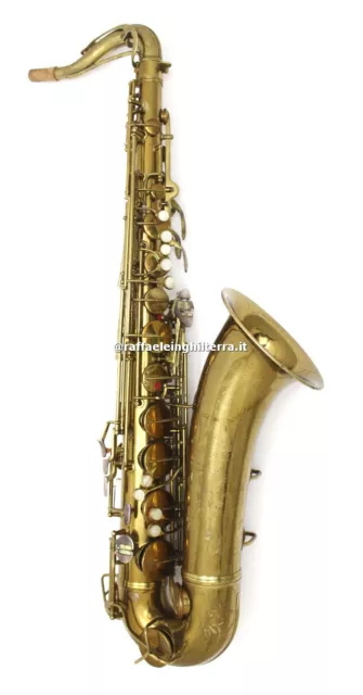 C. G. Conn sax tenore 30M Conqueror laccato con incisione matricola 276906