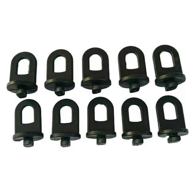 Pack of 10-50 plastic greenhouse hanging crop hooks hangers clips 3