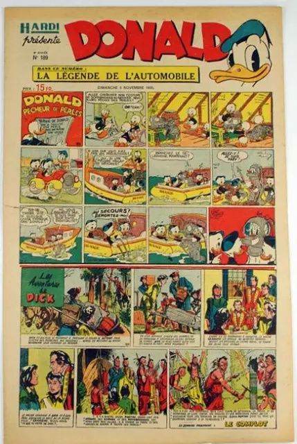 Hardi presente Donald franz. Donald Zeitung No.189 1950