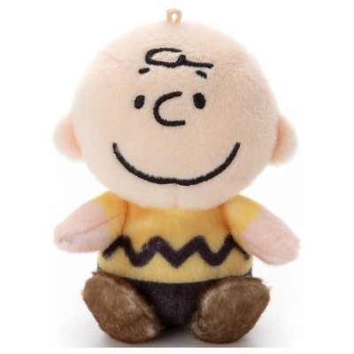 CIRCA Peanuts Dito Burattino Charlie Marrone Peluche Altezza Circa 9cm Takaratomy 
