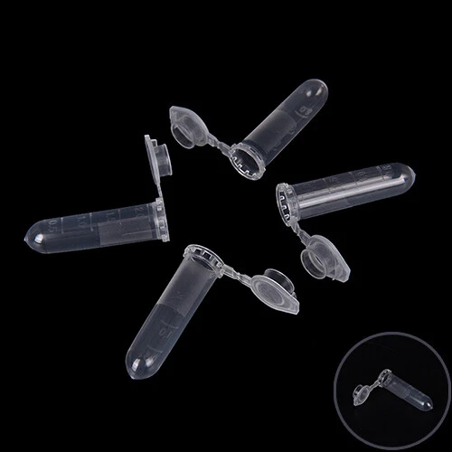 100pcs2ml Micro Centrifuge Tube Clear Plastic Vial Centrifuge Test Tube Sn.zy