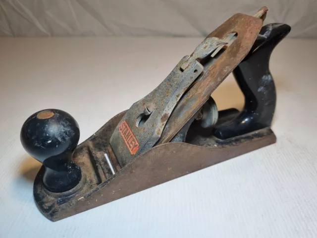 Vintage Stanley Bailey No. 4 Bench Smoothing Plane Made In Australia
