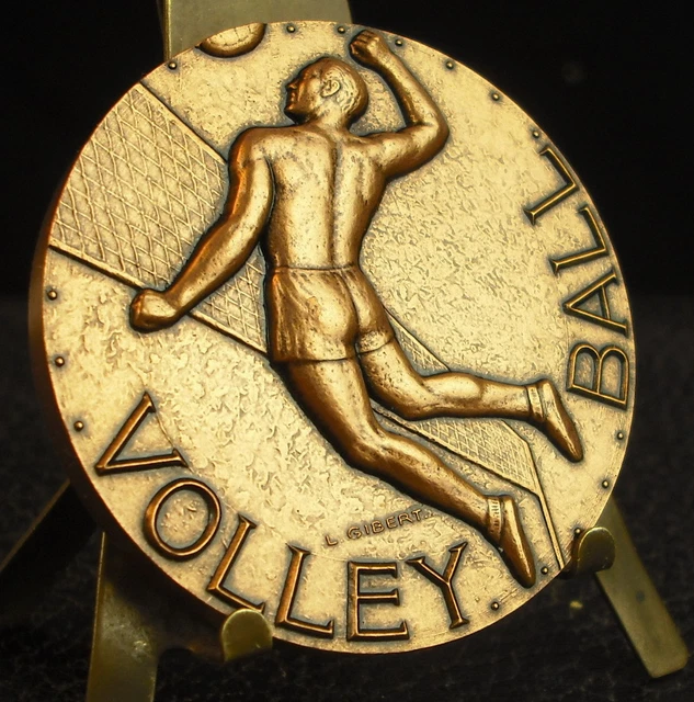 Médaille Commission Des Sports Marseille Par G. Martin - XXème - Argent Plaqué