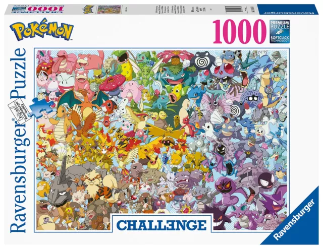 Ravensburger Pokémon 1000 Piece Challenge Jigsaw Puzzle for Adults and Kids Age