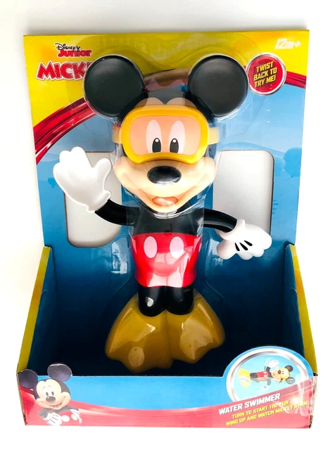 Disney Junior MICKEY MOUSE Toy Bath / Pool Water Swimmer (6" Figure) - New