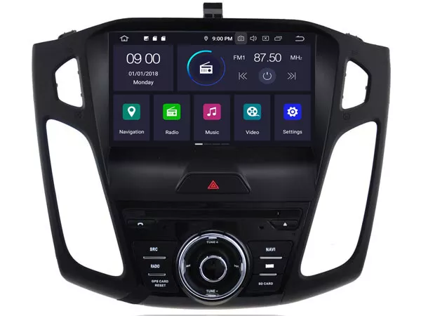 For Ford Focus 2015-2017 Android 10.0 Car DVD GPS Navigation Wifi  Radio Stereo