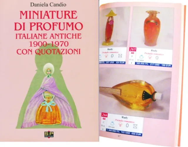 libro collezione Miniature di Profumo Italiane Antiche 1900-1970 con quotazioni