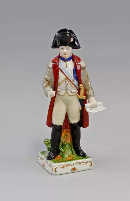 9942027 Porcelana Figura Napoleón Soldado wagner&apel H20cm
