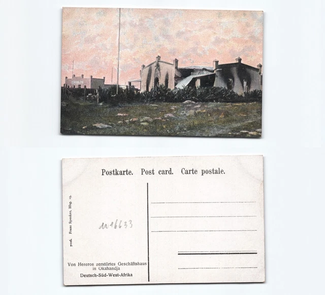 (n16633)   Ansichtskarte Okahandja Deutschsüdwestafrika, ungebraucht, Verla