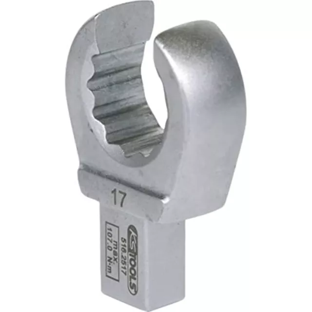 KS Tools 516.2517 9x12mm Chiave poligonale ad innesto aperta,17mm