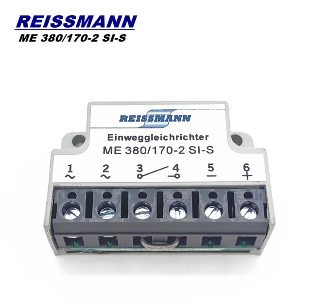REISSMANN Einweggleichrichter ME 380/170-2 SI-S motor half-wave brake rectifier
