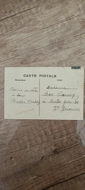 Carte Postale Ancienne Metier Facteur
