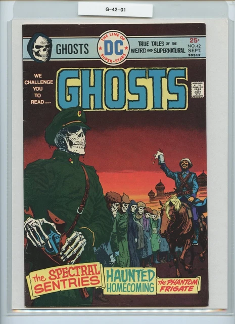 Ghosts #42, NM, 1975, STUNNING DOMINGUEZ "PHANTOM FRIGADE" CVR, LEE ELIAS ART