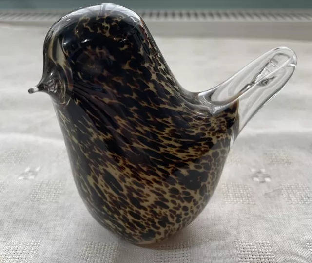 Wedgwood Glass Large Speckled Bird