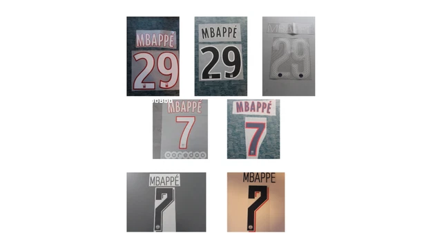 Patch Flocage PSG Années 90 Avec Les Légendes Raï, Bravo, Lama, Weah... - Neuf - Marque Sportvete