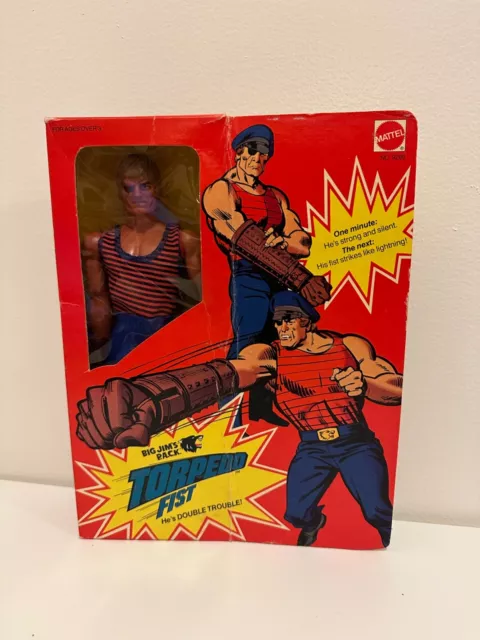 1975 VINTAGE MATTEL Big Jim Wolf Pack Torpedo Fist Big Jim's